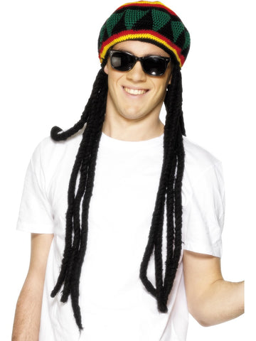 Rasta Beret with Dreadlocks
