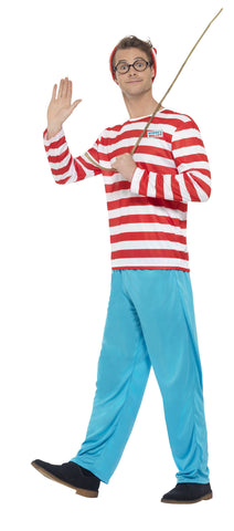Where's Wally Costume - Adult