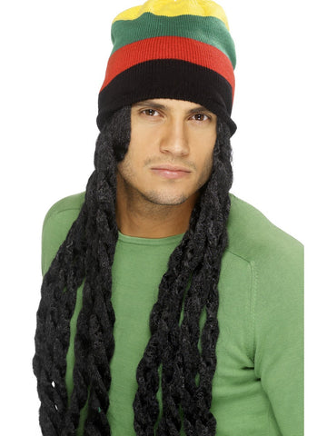 Rasta Hat with Dreadlocks