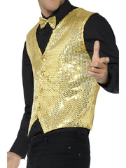 Sequin Waistcoat - Assorted Colours