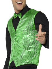 Sequin Waistcoat - Assorted Colours