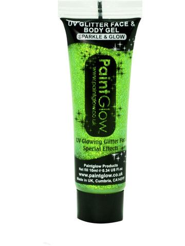 Body Gel - Glitter - UV - Green