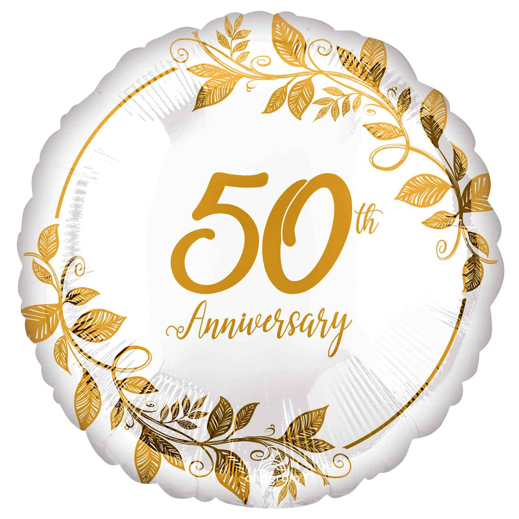 Foil Balloon - 17" - 50th Anniversary