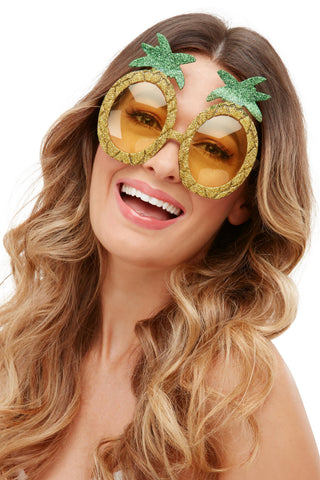 Glasses - Hawaiian Pineapple - Glitter