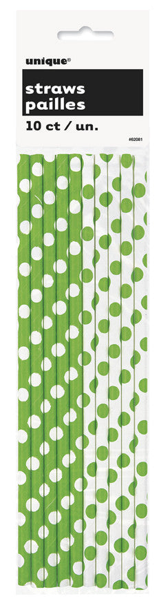 Polka Dot - Straws