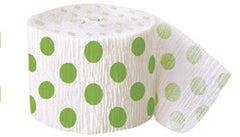 Polka Dot - Crepe Streamer