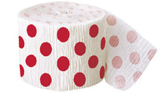 Polka Dot - Crepe Streamer