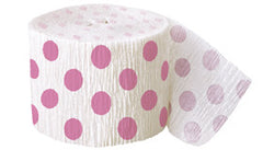 Polka Dot - Crepe Streamer