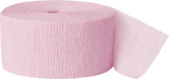 Crepe Streamer - Pastel Pink