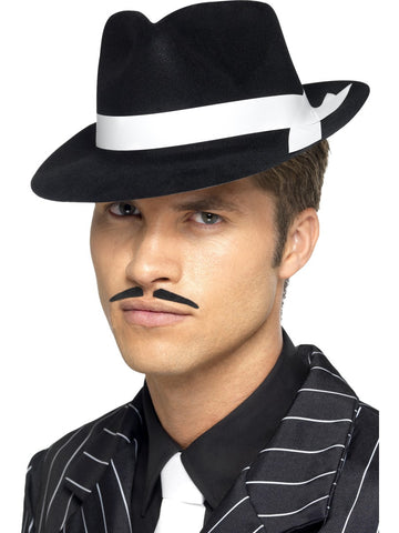 Trilby Hat - Al Capone - Flock