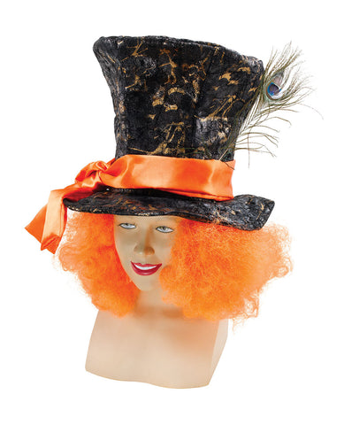 Mad Hatter Hat with Hair