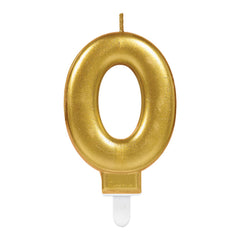 Candle - Numbers 0 - 9 - Gold