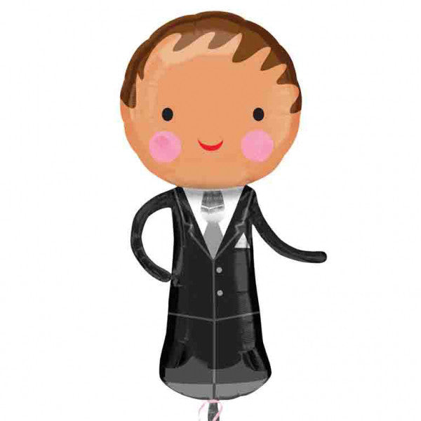 Foil Balloon - Supershape - Groom