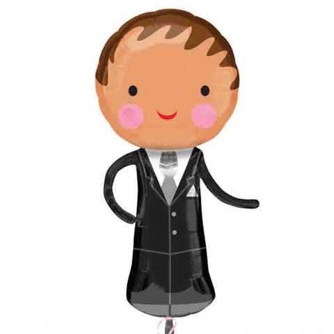 Foil Balloon - Supershape - Groom