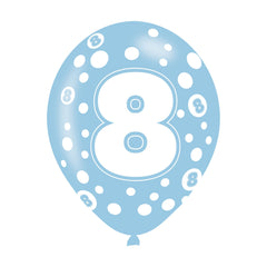 Latex Balloons - Age 8 & 9 - Multi-Coloured