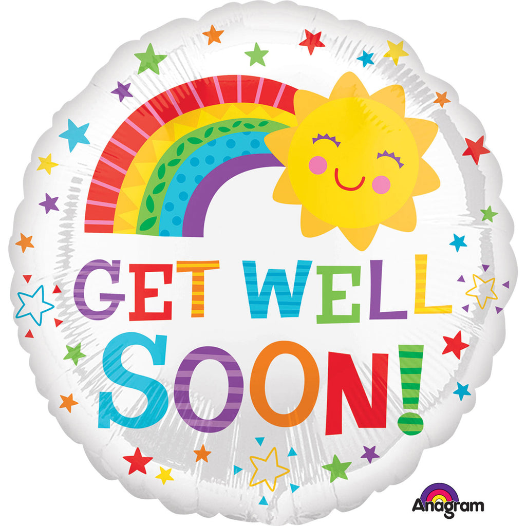 Foil Balloon - 17" - Get Well Soon
