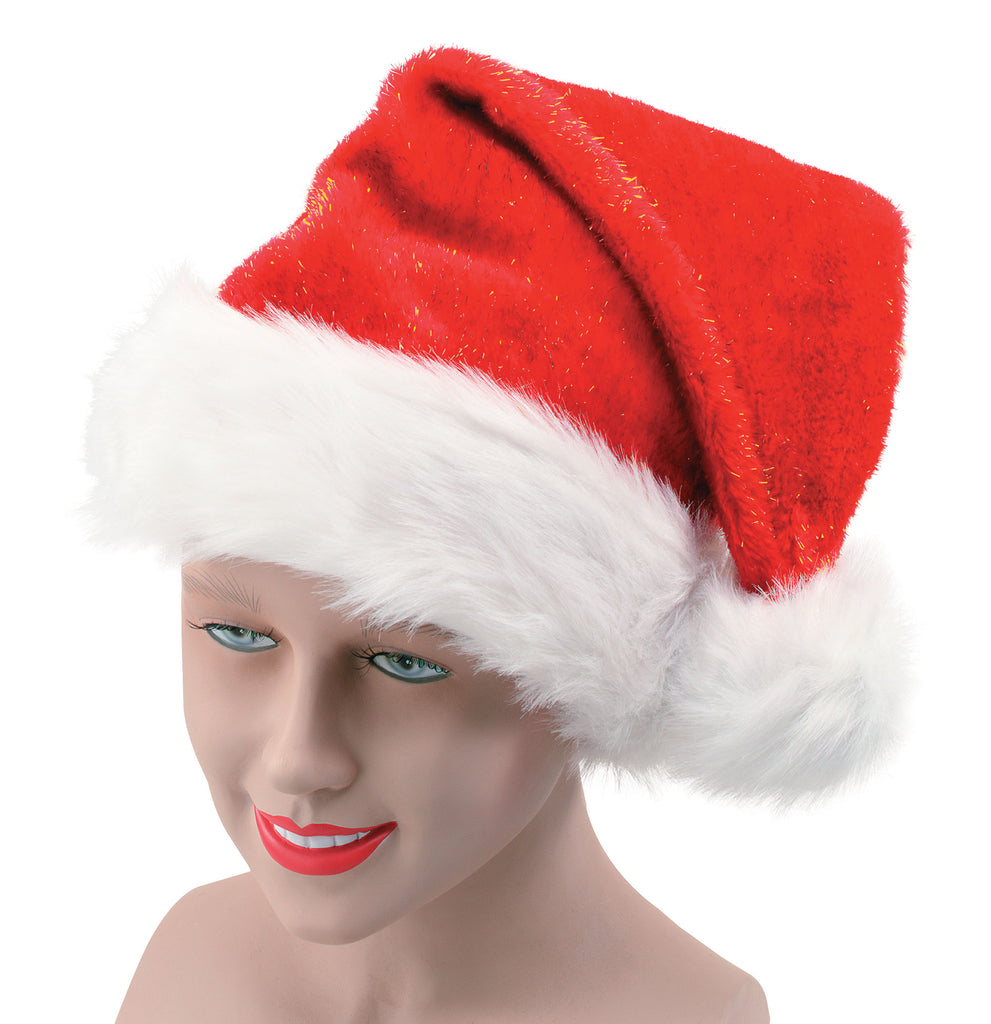 Santa Hat - Plush Glitter