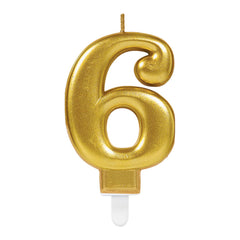 Candle - Numbers 0 - 9 - Gold