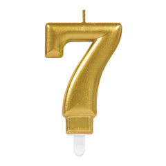 Candle - Numbers 0 - 9 - Gold
