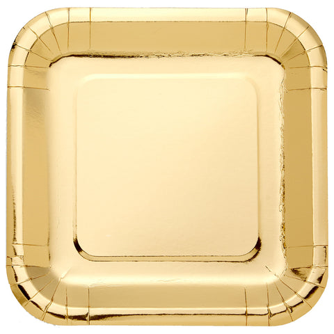 Plates - Metallic - Gold