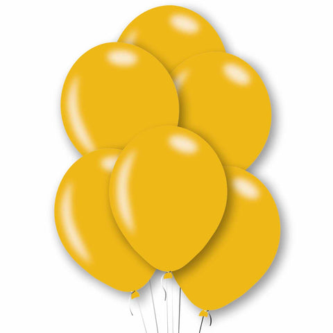 Latex Balloons - Pearlised - Gold