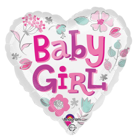 Foil Balloon - 17" - Baby Girl