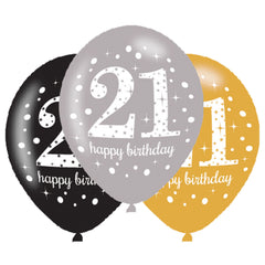 Latex Balloons - Birthday - Ages 18 - 100