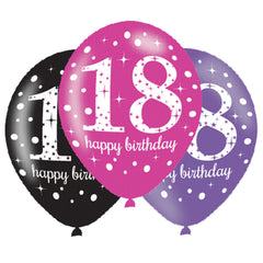 Latex Balloons - Birthday - Ages 18 - 100