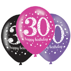 Latex Balloons - Birthday - Ages 18 - 100