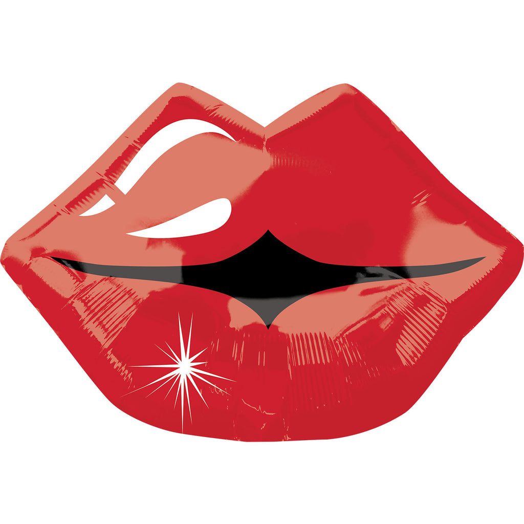 Foil Balloon - Junior Shape - Kissy Lips