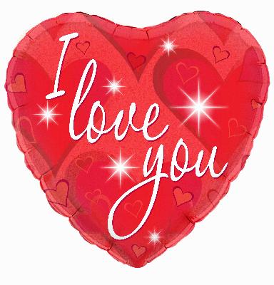 Foil Balloon - 18" - I Love You