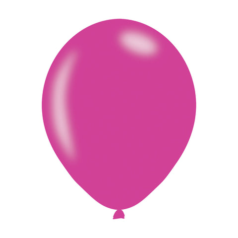 Latex Balloons - Metallic - Magenta