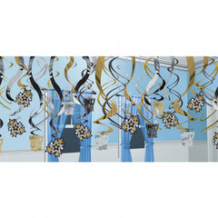 Swirl Decorations - New Year