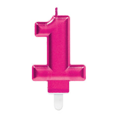 Candle - Numbers 0 - 9 - Pink