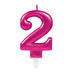 Candle - Numbers 0 - 9 - Pink