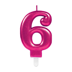 Candle - Numbers 0 - 9 - Pink
