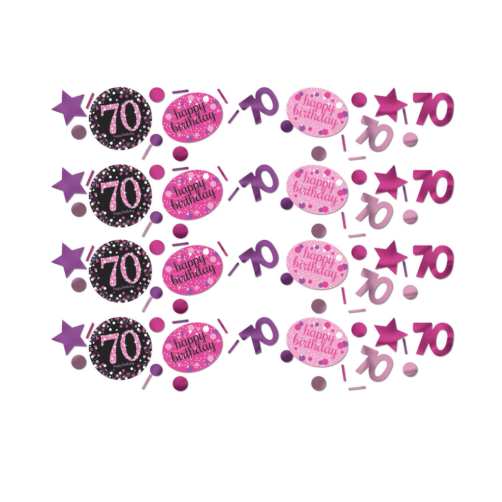 Confetti - Birthday - Pink Sparkling - Ages 18-100