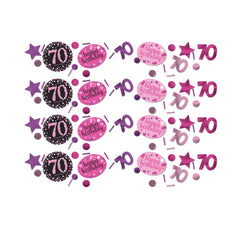 Confetti - Birthday - Pink Sparkling - Ages 18-100