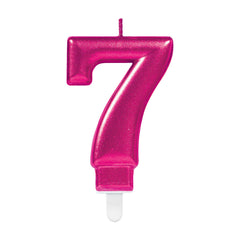 Candle - Numbers 0 - 9 - Pink