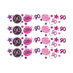 Confetti - Birthday - Pink Sparkling - Ages 18-100