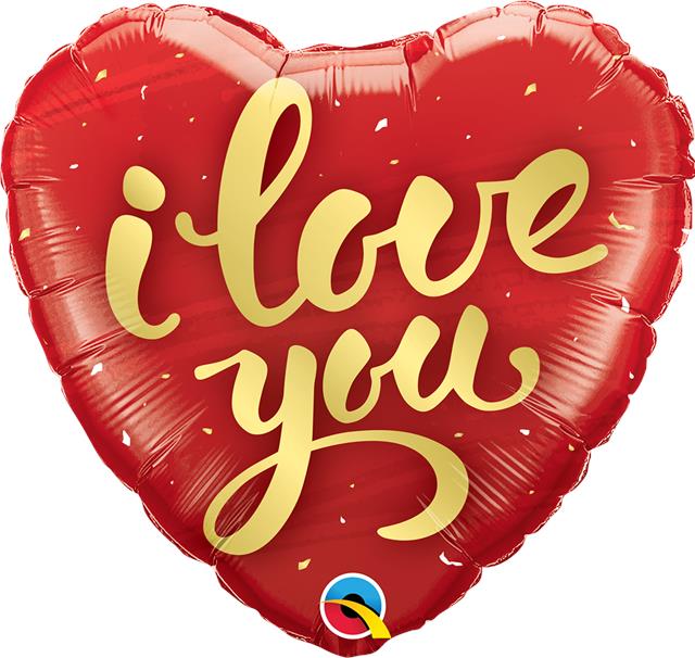 Foil Balloon - 18" - I Love You