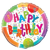 Foil Balloon - 18" - Birthday