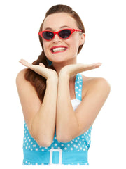 Glasses - 50's - Tinted - Assorted Colours