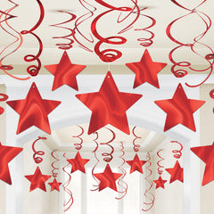 Swirl Decorations - Stars - Assorted Colours