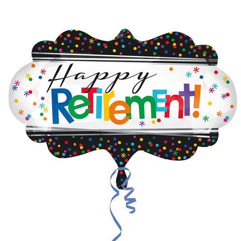 Foil Balloon - Supershape - Retirement
