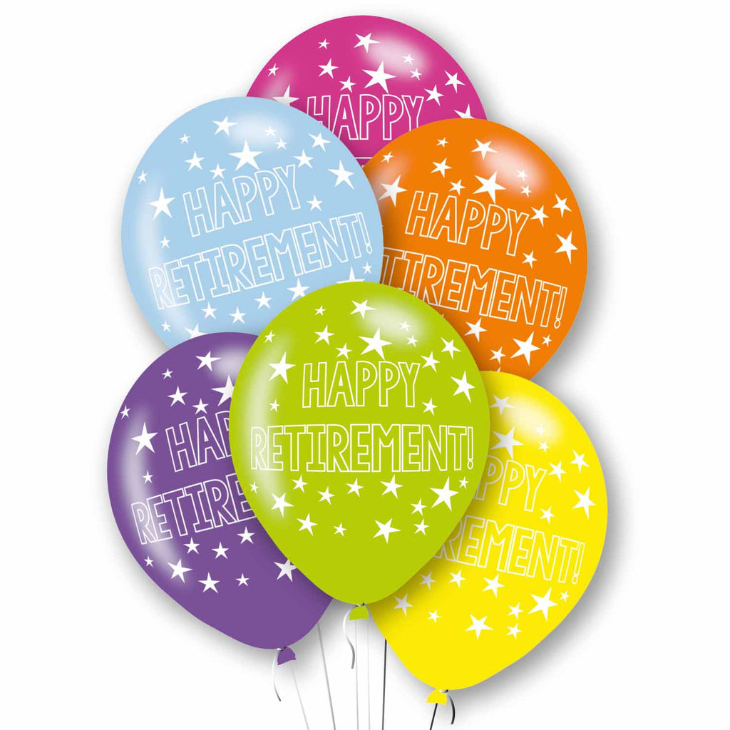 Latex Balloons - Retirement
