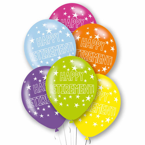 Latex Balloons - Retirement