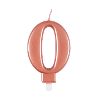 Candle - Numbers 0 - 9 - Rose Gold