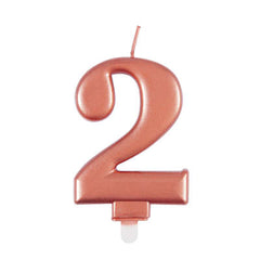 Candle - Numbers 0 - 9 - Rose Gold