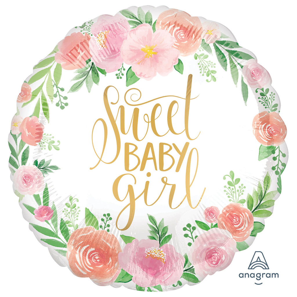 Foil balloon - 18" - Baby Girl